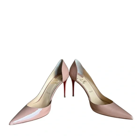 Christian Louboutin Iriza 85mm nude heels RETAIL 895 - Picture 8 of 10